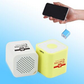 Portable Mini-Bluetooth Speaker with Built-In Selfie Snapper